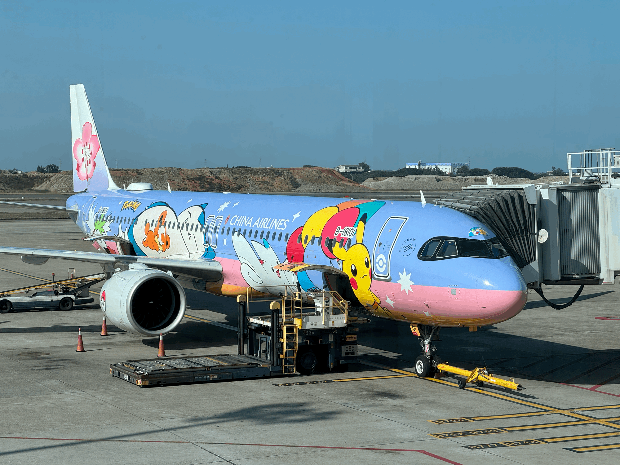 台灣有直飛日本熊本嗎？開箱華航A321neo寶可夢彩繪機體驗